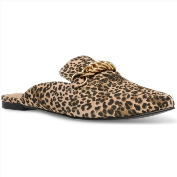 Steve Madden Forever Chain Pointed Mule Nordstrom leopard print - Picture 1 of 4
